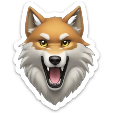 Smash bros wolf sticker