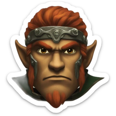 Ganondorf From Twilight Princess sticker