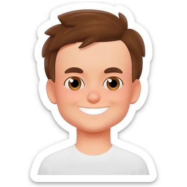 Smiley emoji sticker