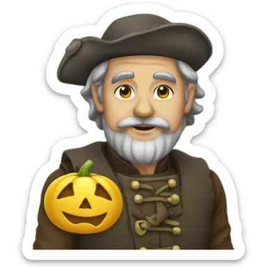 merchant in the fair card sticker