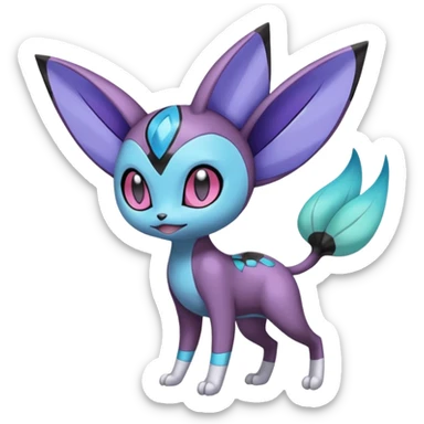 Meloetta-Noibat-Dewott-Pokémon-Fakémon-creature sticker