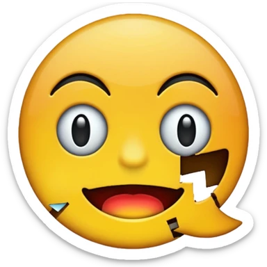 I hate ai emoji sticker