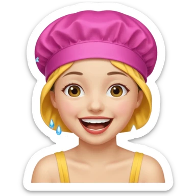 Funny girl showwr sticker
