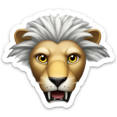 lion eagle mythical creature sticker