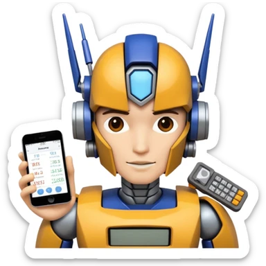 statistical avatar that uses transformers to make predictions sticker