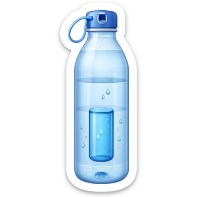 Store bought Water bottle with label sticker