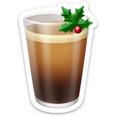 Christmas drink  sticker