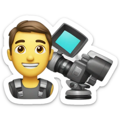 Video editors with a cleaningstuff sticker