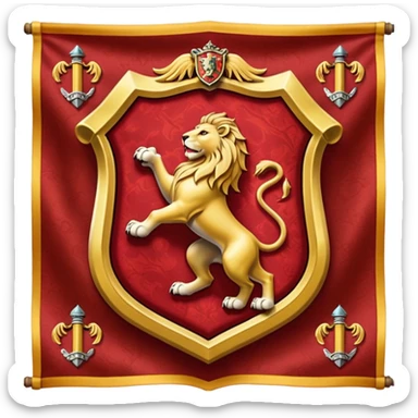 Gryffindor banner sticker