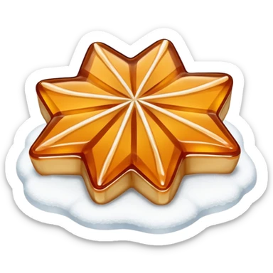 maple taffy on snow sticker