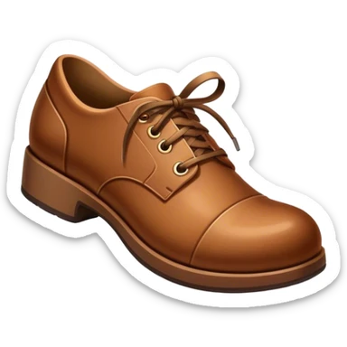 a shoe that is super happy and celebrating! sticker