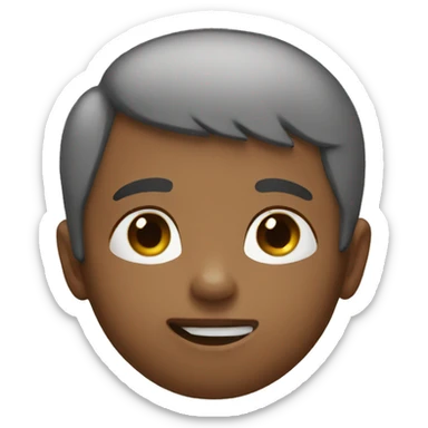 Boy with kiss sticker