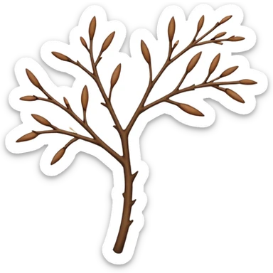 A twig sticker
