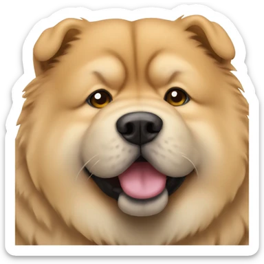 Chow chow dog sticker
