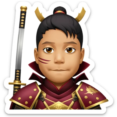 Samurai Leader sticker