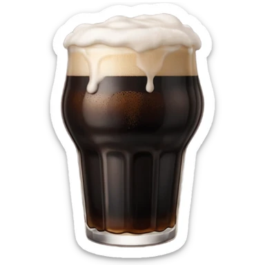 Dark beer irish sticker