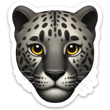 panthere noir sticker