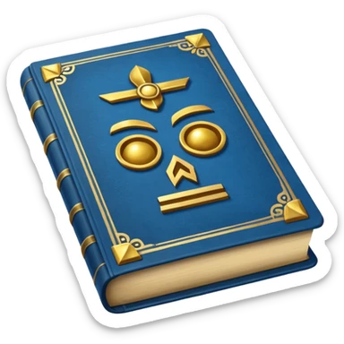 Blue book on which one it writes: Source of truth is Orako. sticker