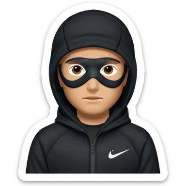 White person wearing a Nike Tex with hood and ski mask co all black and https://encrypted-tbn0.gstatic.com/images?q=tbn:ANd9GcTQEV3H5Fpq8Dp-ki2RTwgbdHqMsKZzDtarA9ywqiFzKVKjxdLc5Fq9yDOax7-XC4trueI2pFuItpqM_TVrGODdDG5la_rbm9lB8utSLKXm&s=10 sticker