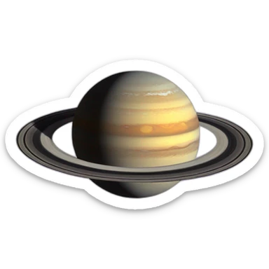 the planet saturn sticker