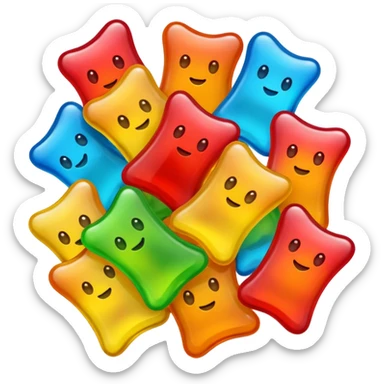 gummy candy sticker