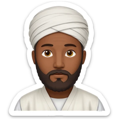 Muslim man sticker