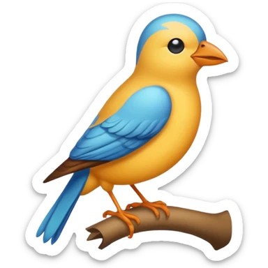 Oiseau qui fais caca sur les gens sticker