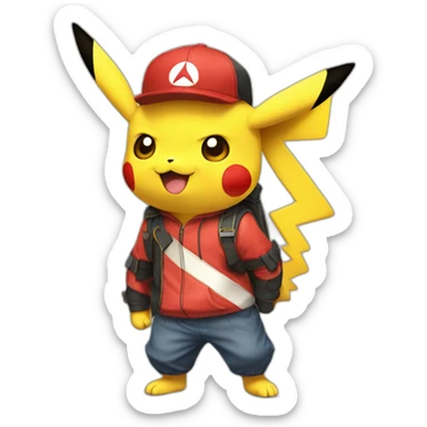 Pikachu rayo sticker