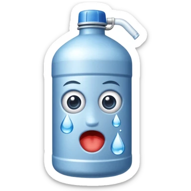 Camp Essentials, driniking water can,negative:character. sticker