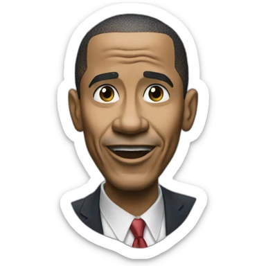 Barac Obama Drop the mic sticker