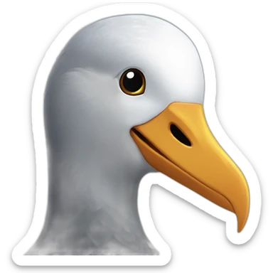 An albatross sticker