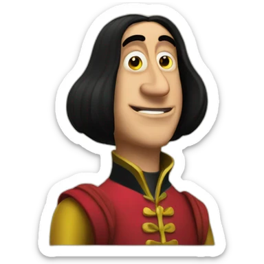lord farquaad sticker