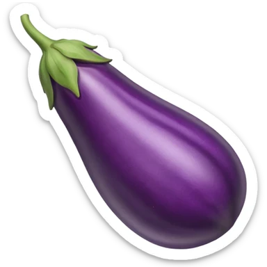 Eggplant with veins sticker