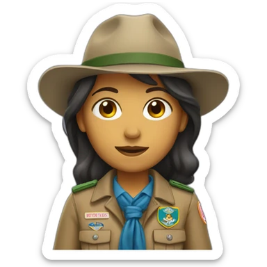 Scouts mujer sticker