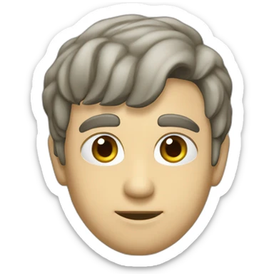 попугай смотрит прямо перед собой sticker