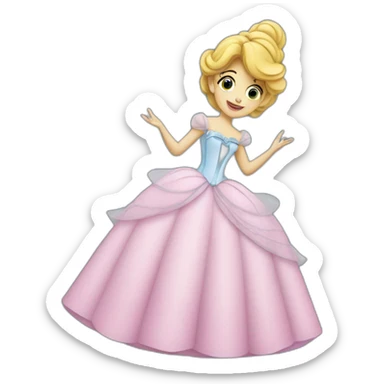 Cendrillon sticker