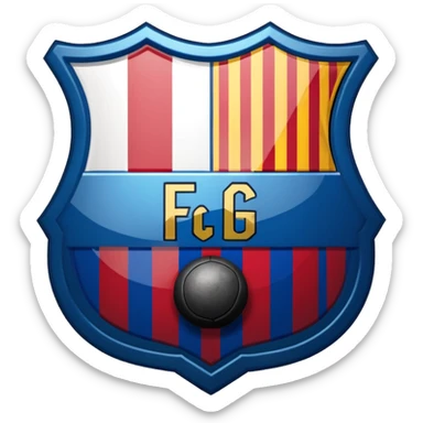 Logotipo de fc barcelona sticker