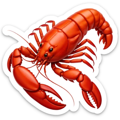 The crawfish wmoji sticker