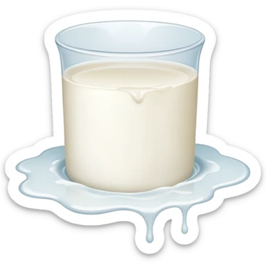 spoiled spilled milk sticker