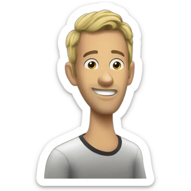 Doofy in hostel sticker