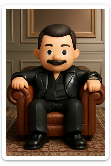 3D Apple style emoji version of the uploaded photo, keeping clothing, colors, pose, and background realistic, but with simplified emoji-style facial features (no realistic resemblance), smooth glossy textures, high-quality lighting sticker