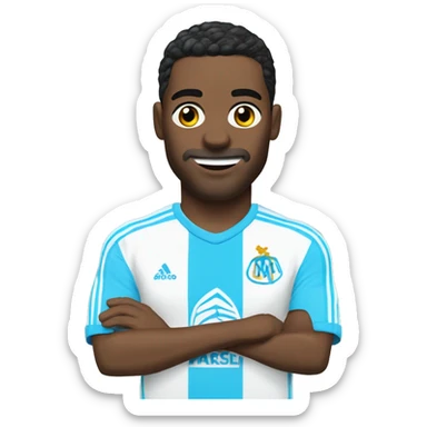 olympique de marseille sticker