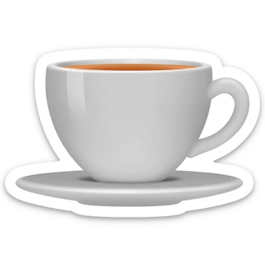 Clock that tea emoji sticker