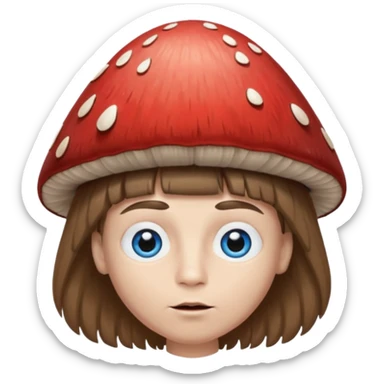 make a white American boy with blue eyes long eyelashes huge huge head in the shape of a triangle and mushroom hair a bit of a unibrow wanna be fluffy hair but is straight and tiny Bodie brown hair and not an actual mushroom head and uglier and lipstick sticker