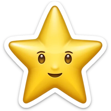 EMOJI DE ESTRELLA PERO SOLO UNA MITAD sticker