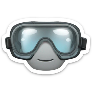 goggles for laboratory sticker