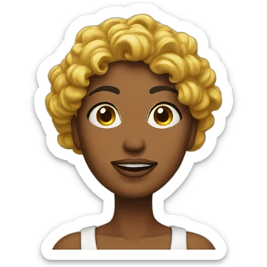 Toilet-paradise-woman-god-goddess sticker