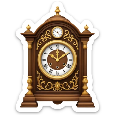 mantel clock sticker