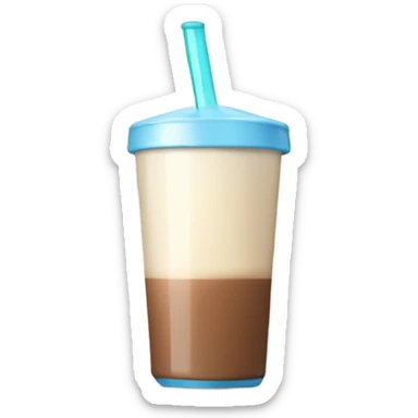 Drinking a protein shake  sticker