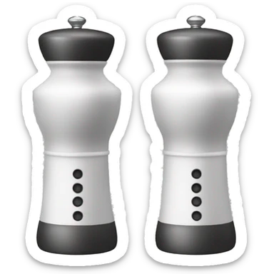 salt and pepper mill sticker